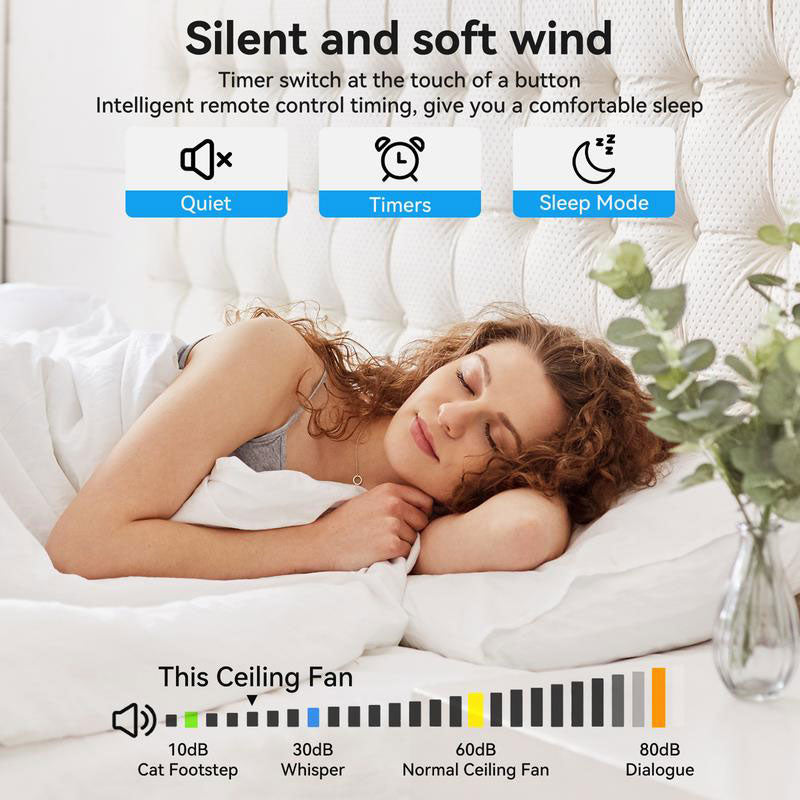 Portable Small Ceiling Fans with Lights