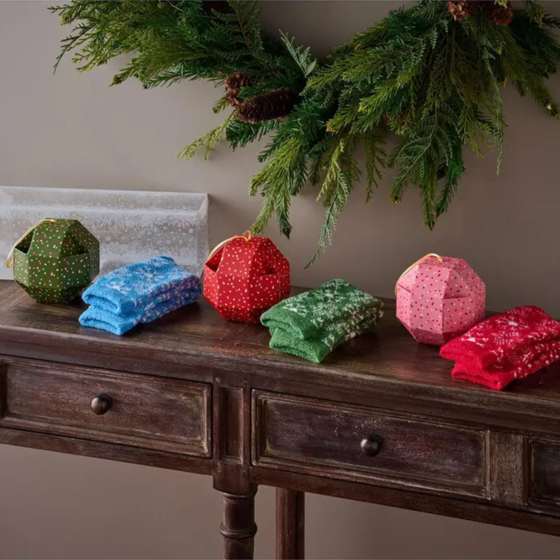 Set of 3 Cozy Holiday Gifting Socks