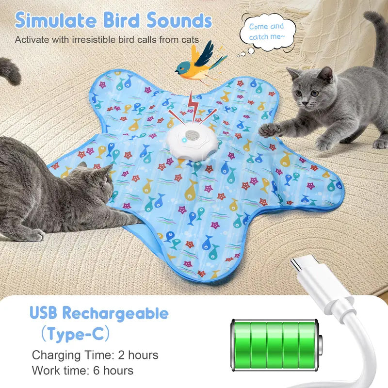 Automatic Self-Charging Interactive Cat Toy