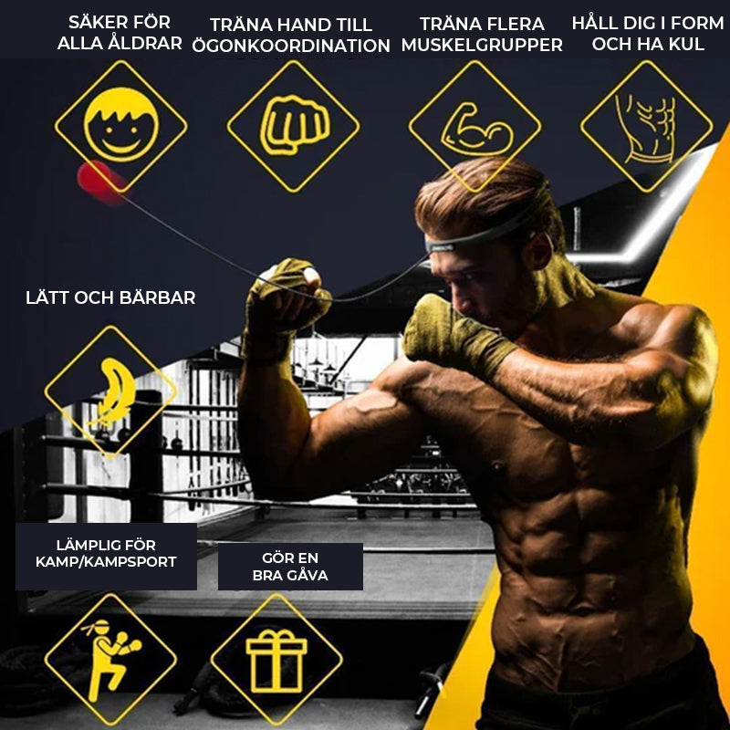 Boxningskampboll för att förbättra reaktionshastigheten
