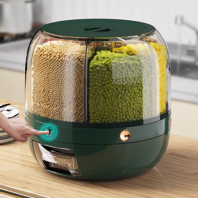 Moisture-Proof Grain Dispenser with lid