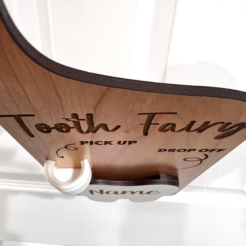 Wooden Tooth Fairy Door Hanger