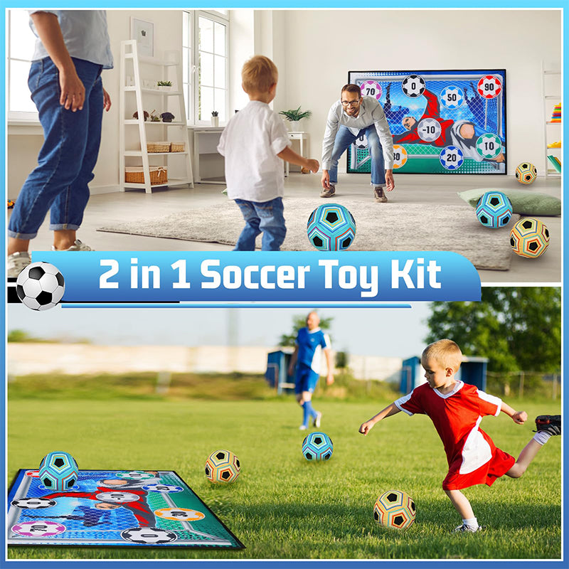 Kids Indoor Soccer Game Set