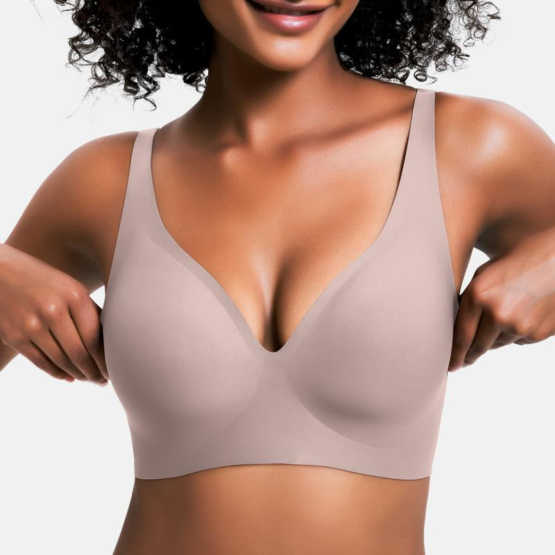 Seamless Wireless Full-Cup Bra