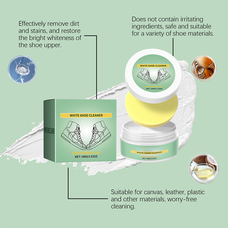 Portable White Shoe Cleaning Cream