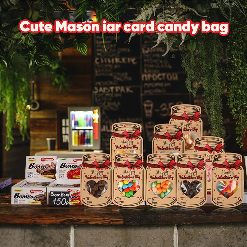 Mason Jar Valentine Gifts Cards