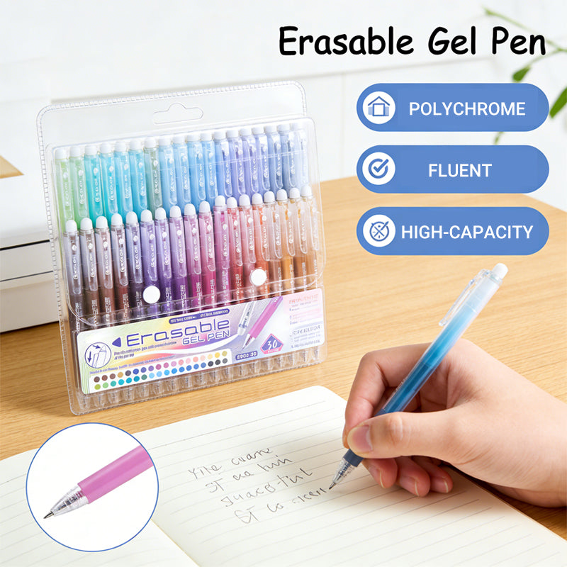 Retractable Erasable Gel Pen Set