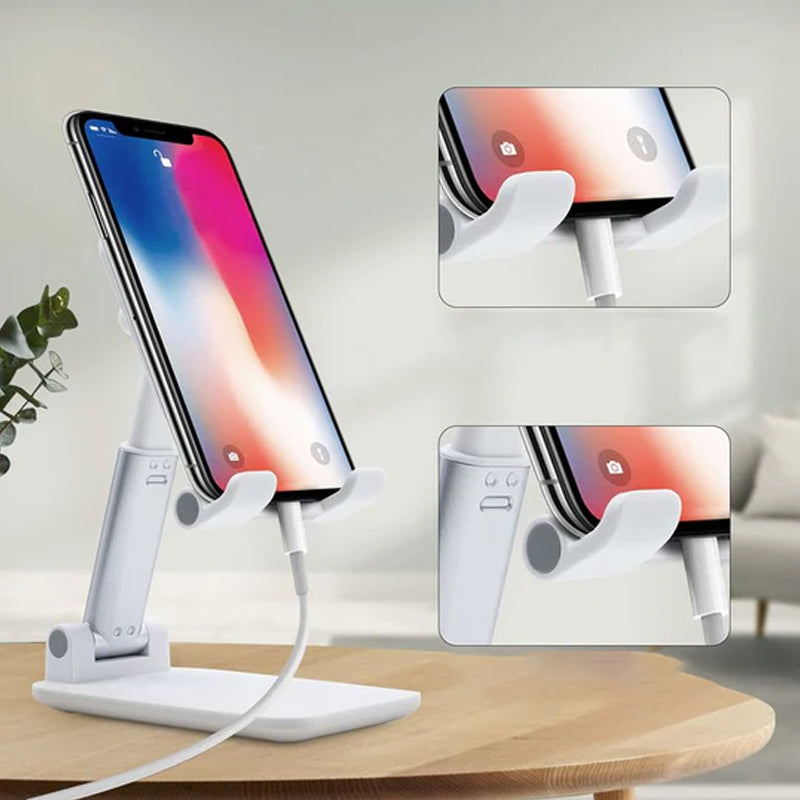 Fällbar skrivbordshållare