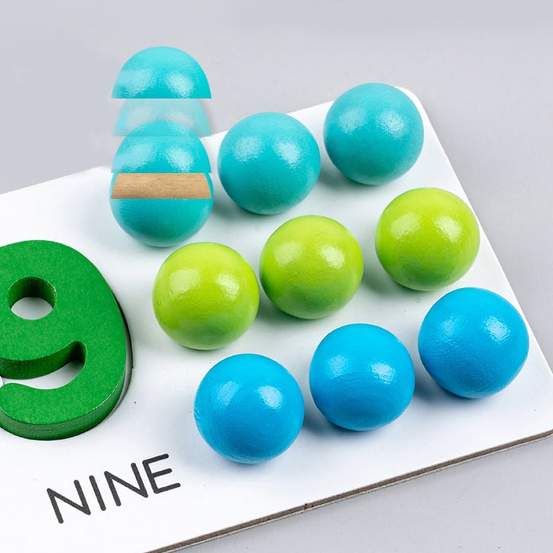 Rainbow Bead Montessori Toy