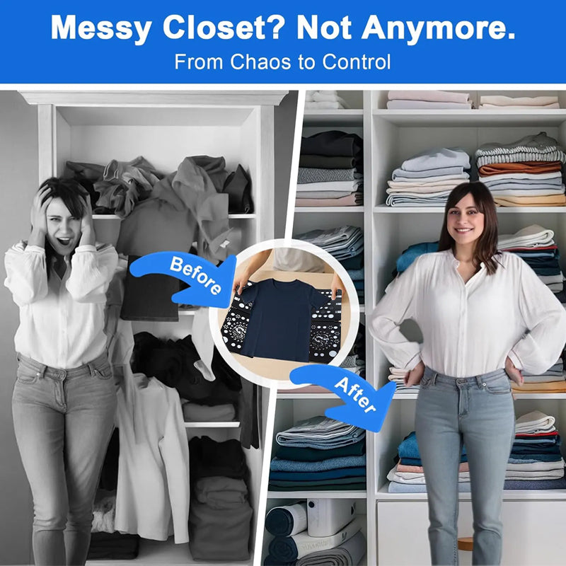 Fast, Efficient, and Tidy Clothes Folding Board