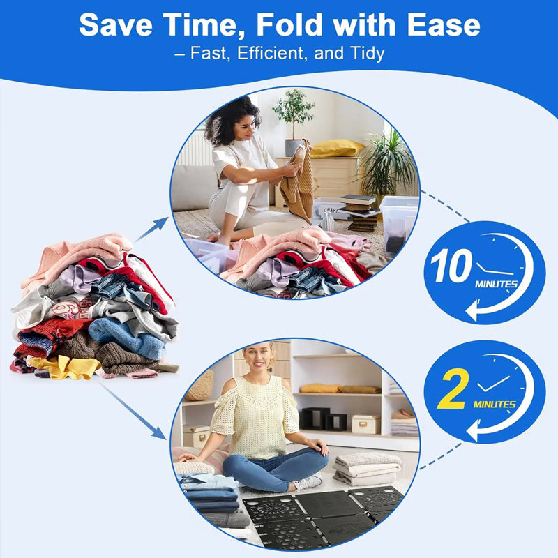 Fast, Efficient, and Tidy Clothes Folding Board