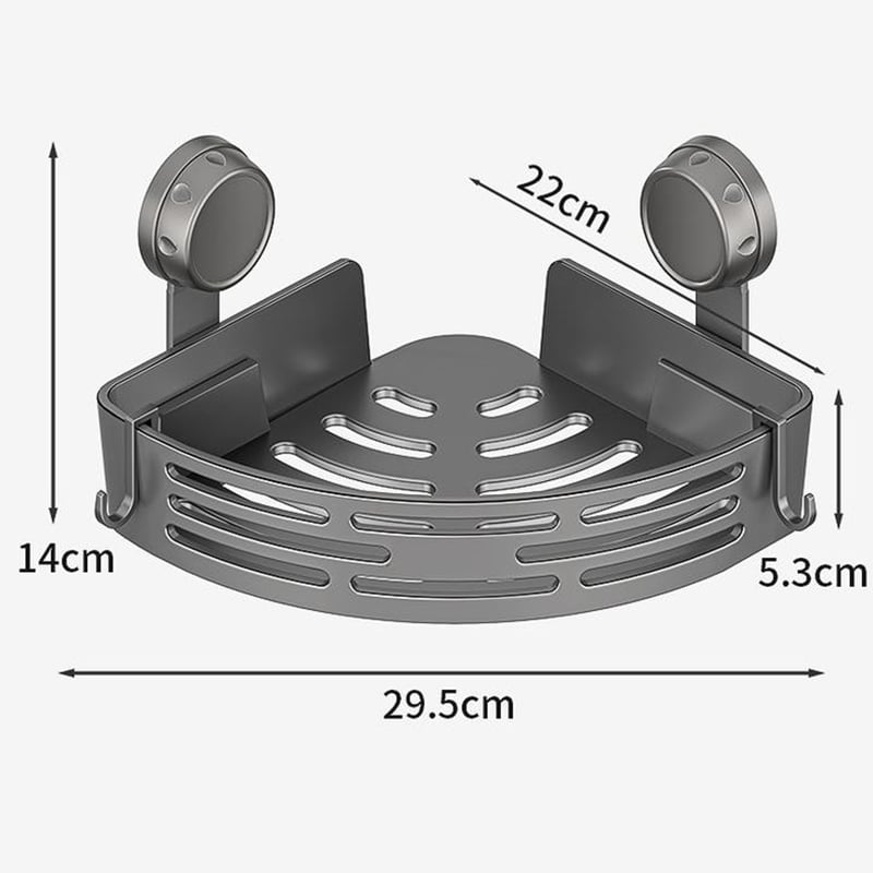 🚿Triangle Suction Cup Shower Caddy