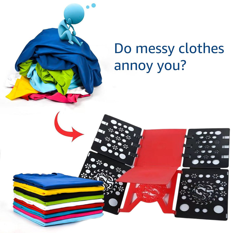 Fast, Efficient, and Tidy Clothes Folding Board