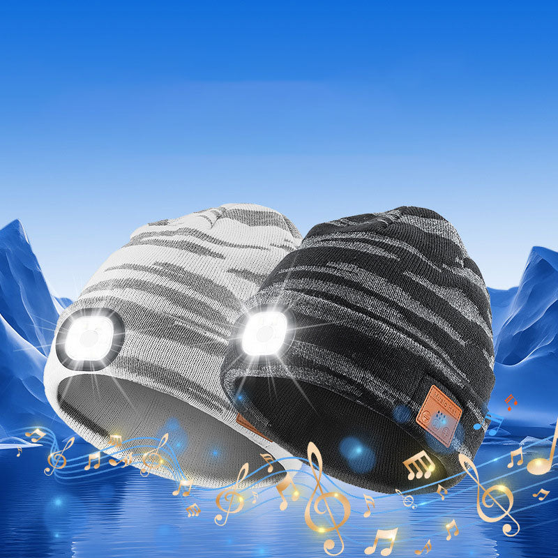 Bluetooth Music Beanie with LED Light