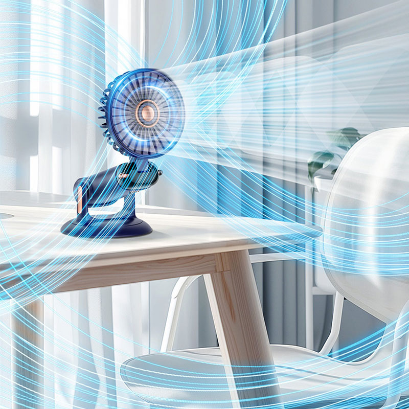 Portable Handheld Rechargeable Fan with Base