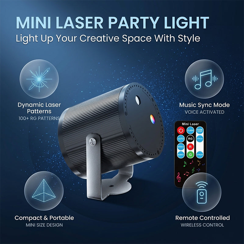 Portable Mini Cylinder Laser Stage Light