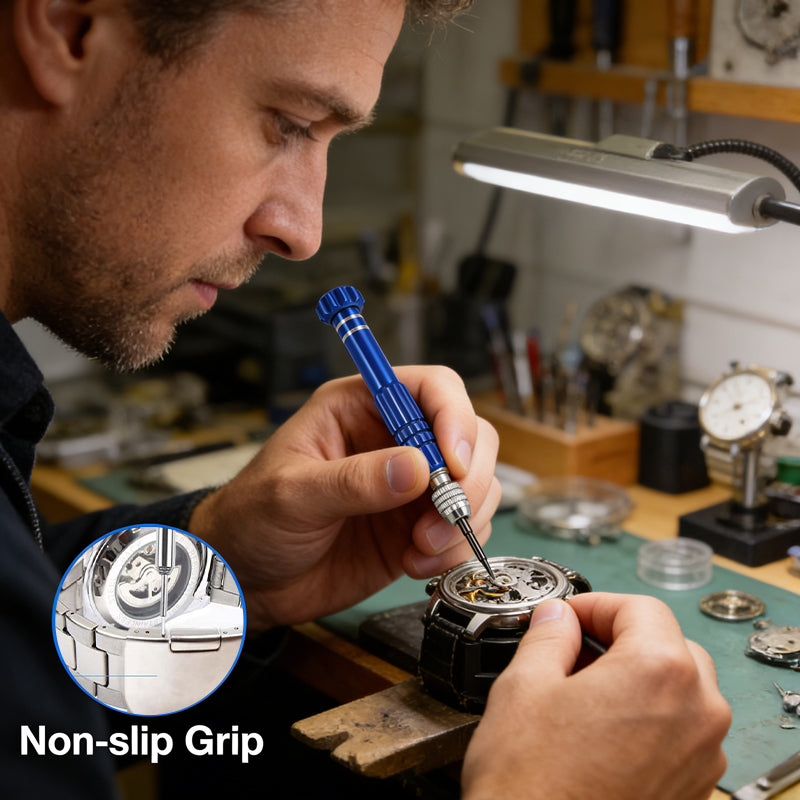 81-Piece Professional Watch Repair & Battery Replacement Tool Kit