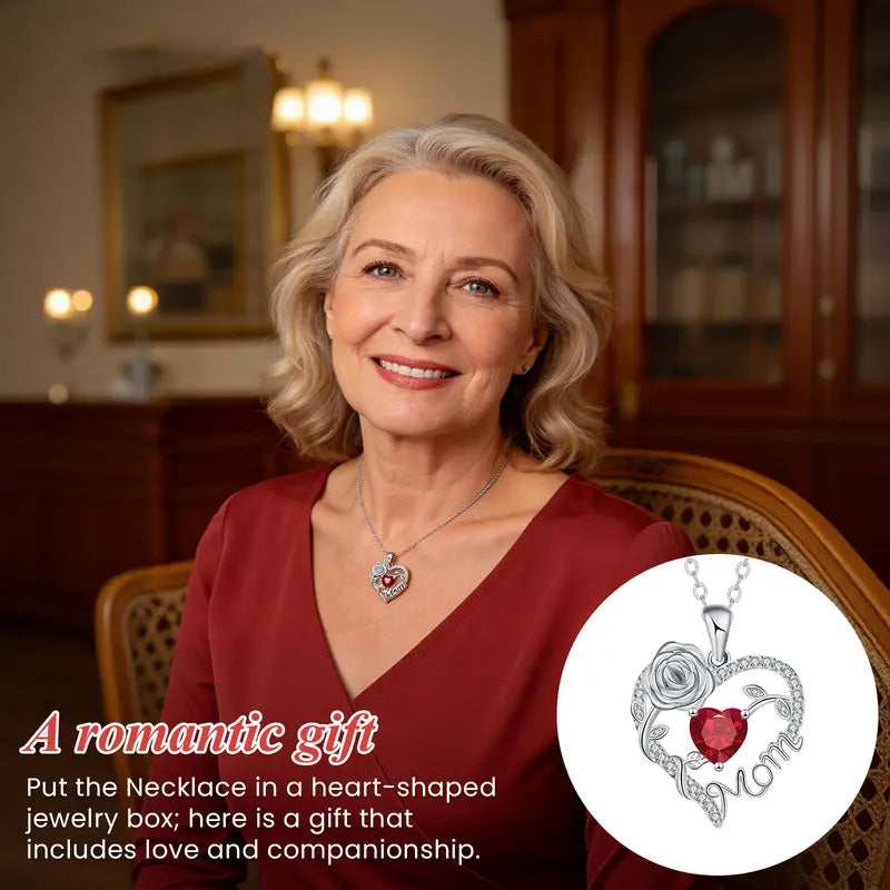 Heart Lock Flip Rose Jewelry Box – Premium Eternal Flower Valentine Gift Box