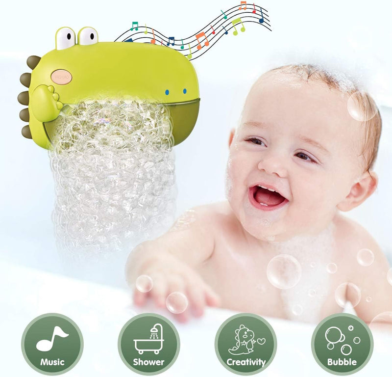 Dinosaur Bathtub Bubble Maker with 12 Songs