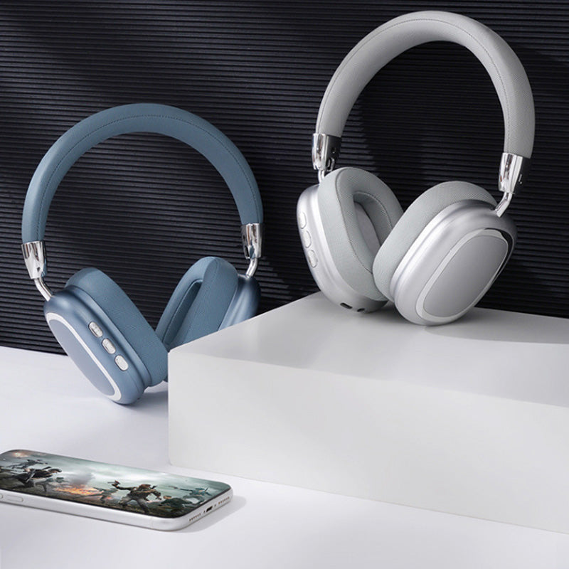 Wireless Headphones with Built-in Microphone