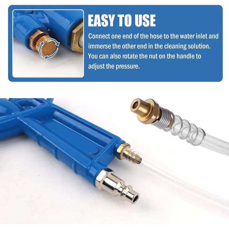 Professional Siphon-Style Engine Cleaning Gun & Pneumatic Air Blow Gun