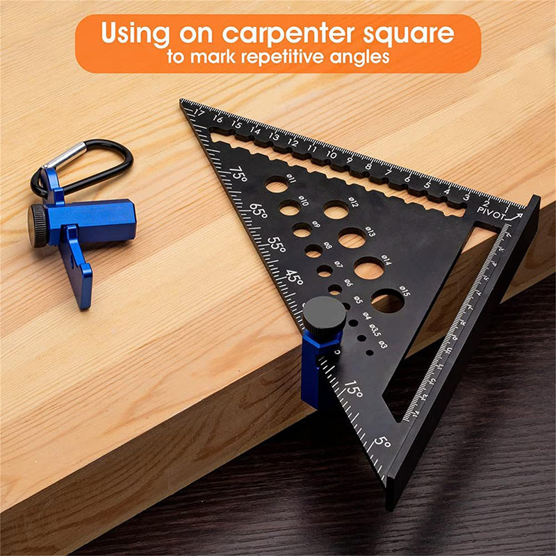 Right-angle ruler clamp