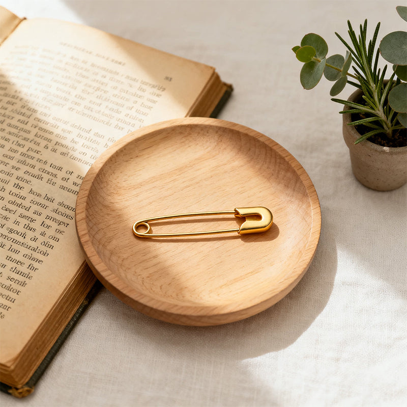 Oversized Vintage Safety Pin Hair Clips