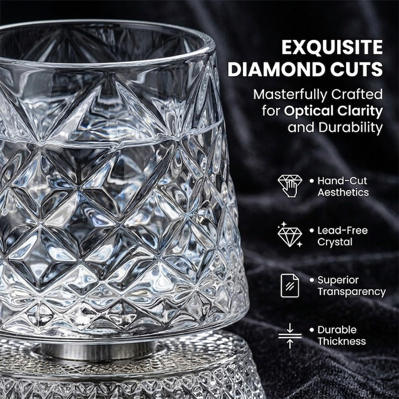 280ml Rotating Crystal Glass