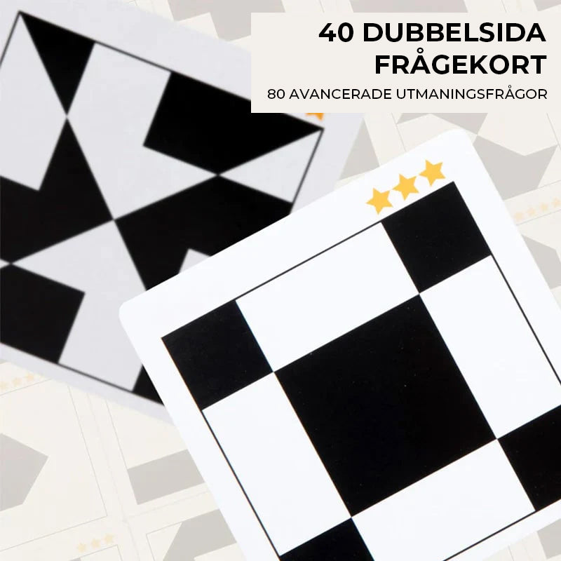 Trä dolda block pussel