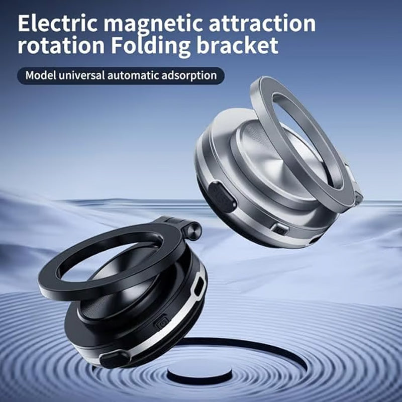 360° Rotating Electric Vacuum Magnetic Car Phone Mount