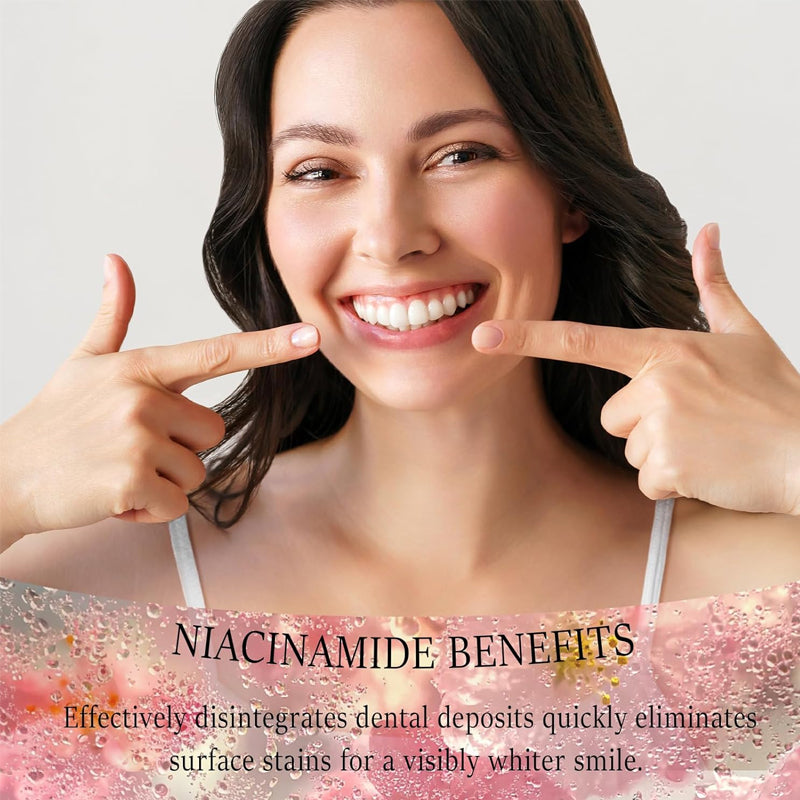 Peach Flavor Niacinamide Whitening Toothpaste