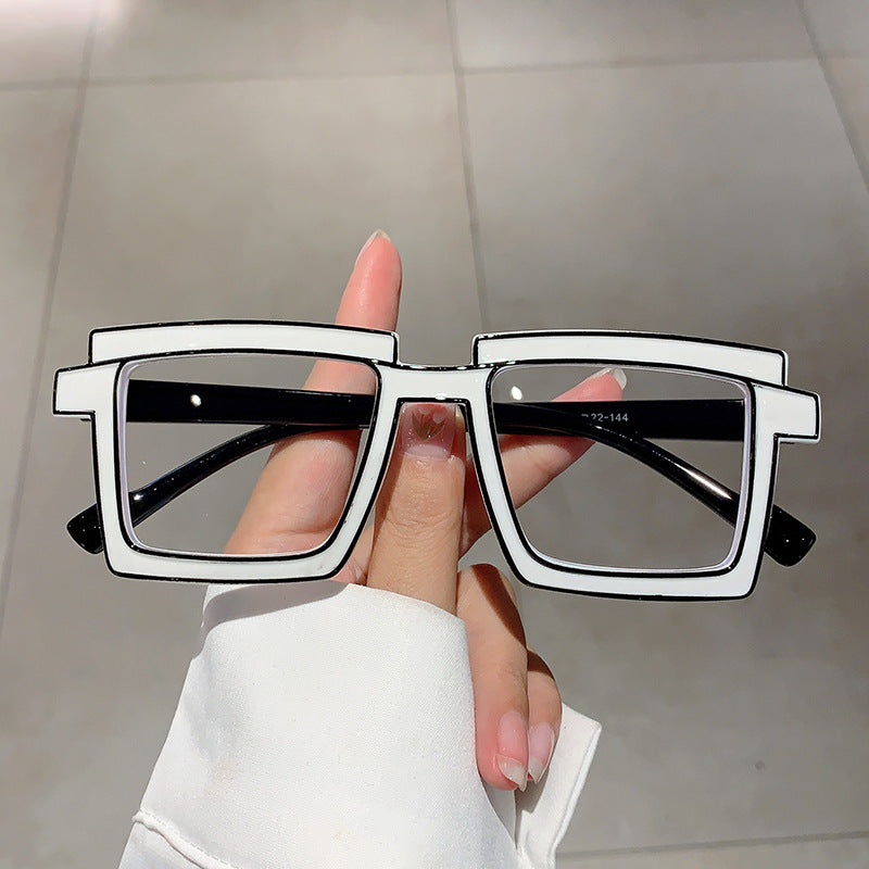 Anti-blue Light Color Block Eyeglasses