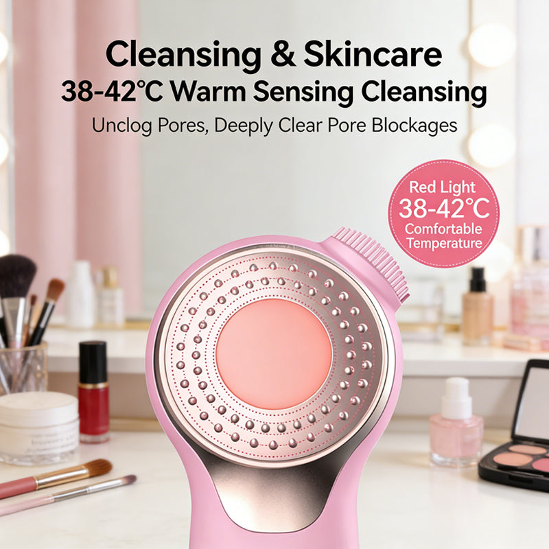 Heated Silicone Facial Cleansing Device
