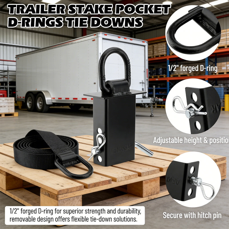 Trailer Stake Pocket D Ring