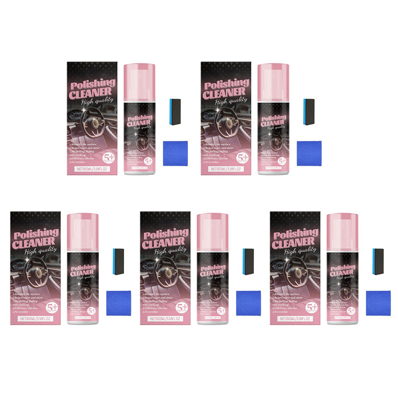Car Interior Cleaning & Polishing Kit – Gentle Leather Care and Restoration Set