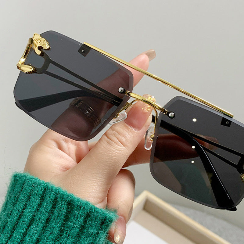 Double-Beam Cheetah Sunglasses