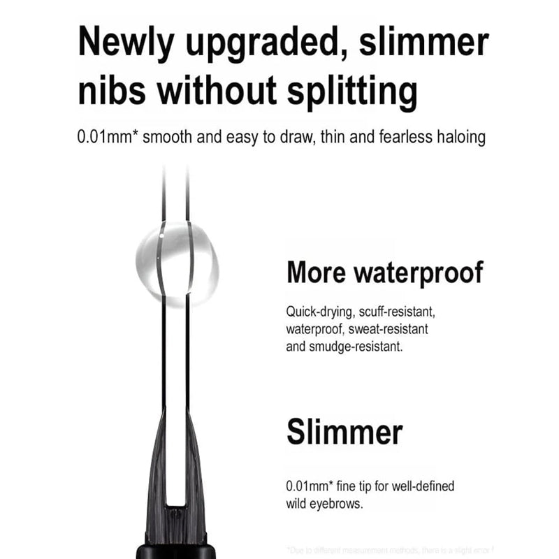 Penna med mikroforkspets Vattenfast brynpenna med lång hållbarhet