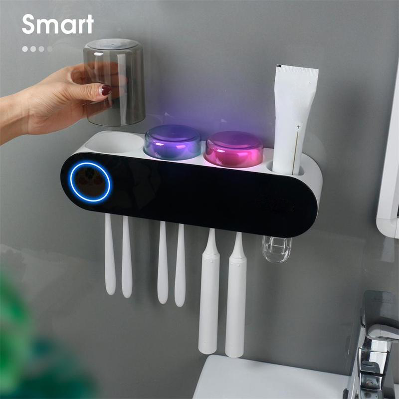 Toothbrush Holders with Ultraviolet Disinfection