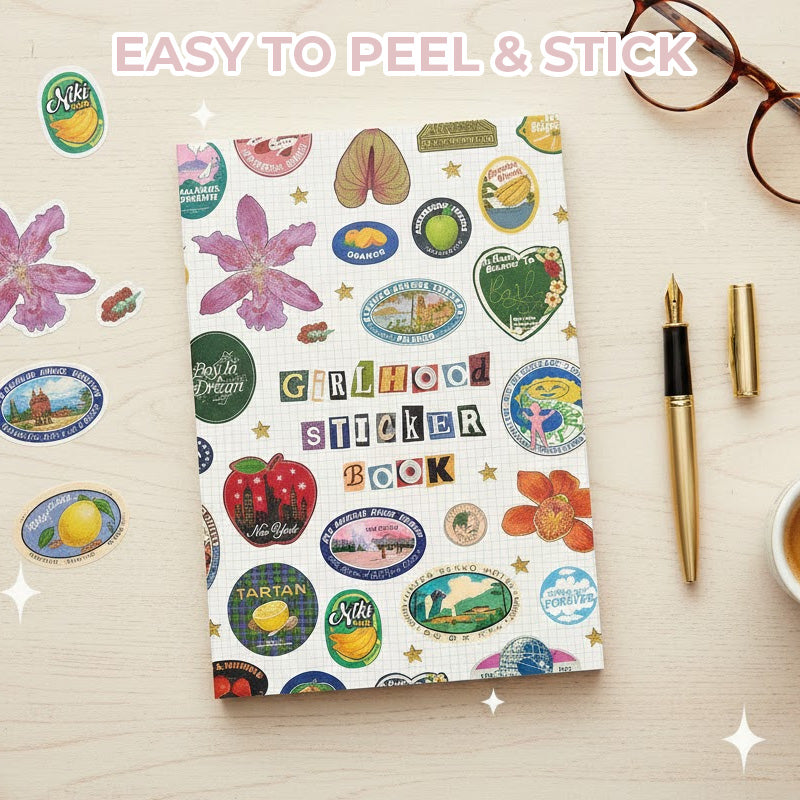Vintage Sticker Book