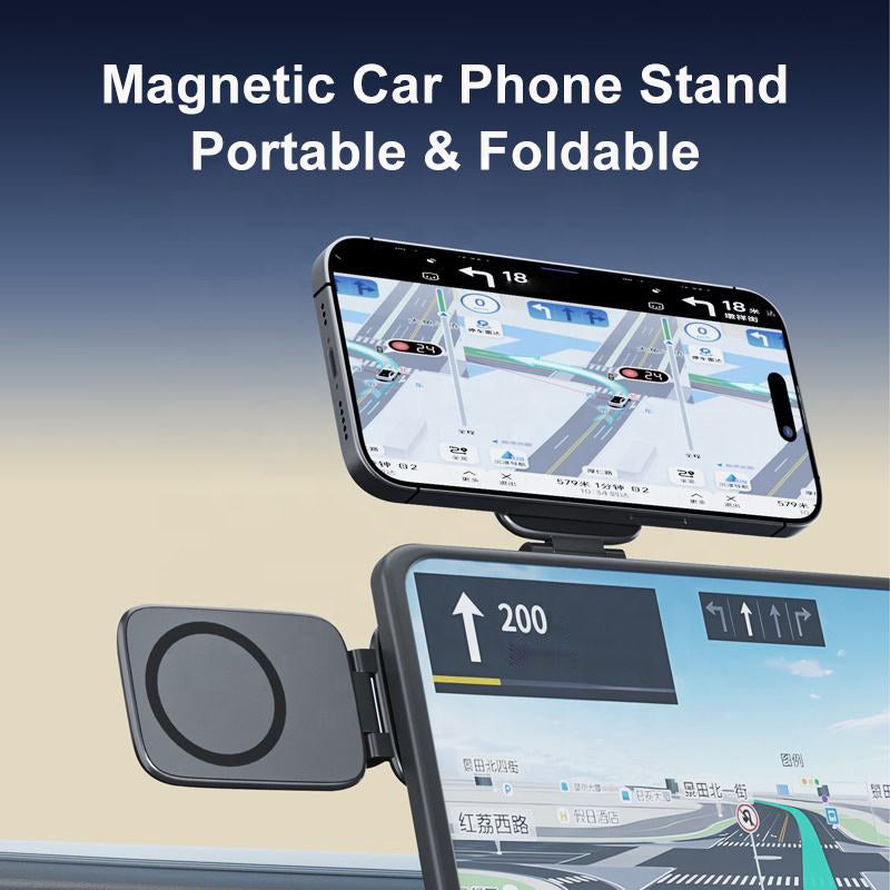 Foldable Magnetic Car Phone Mount