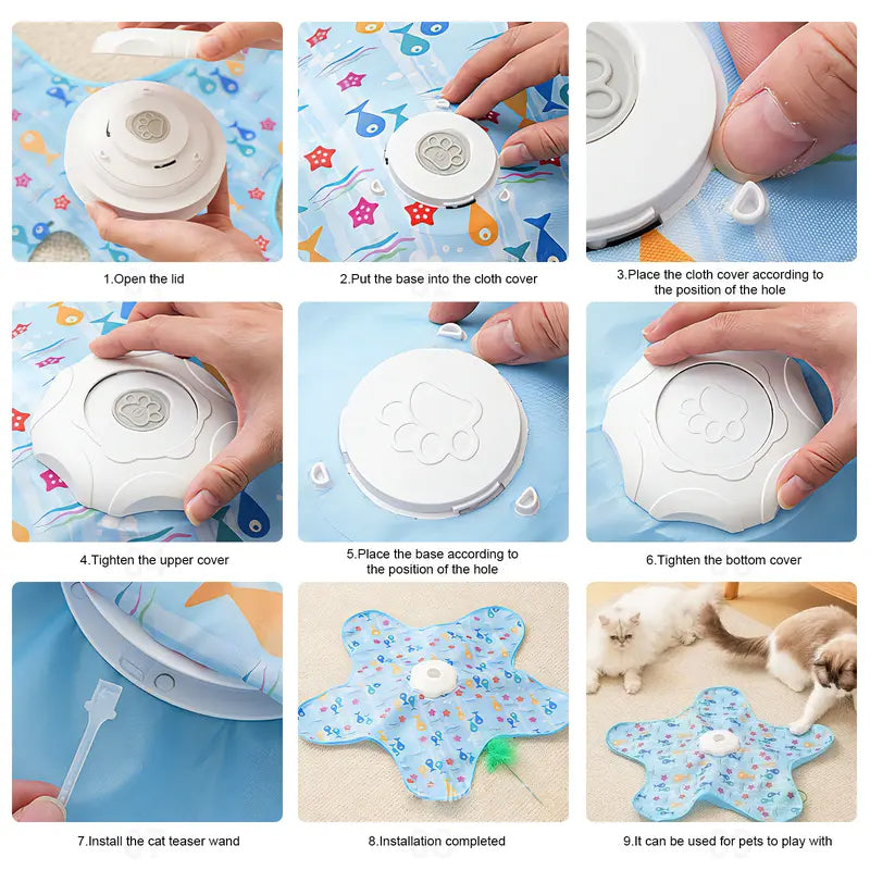 Automatic Self-Charging Interactive Cat Toy