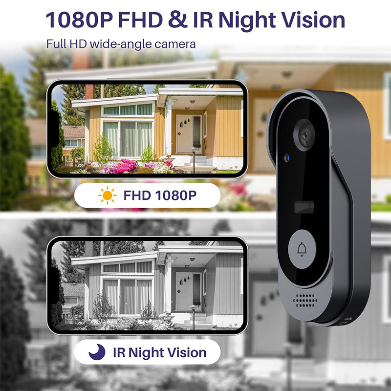 Wireless Video Doorbell Camera with Chime
