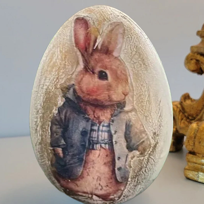 Vintage Rabbit Easter Eggs