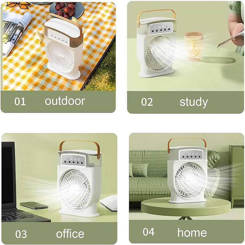 Portable Ice Cooling Fan