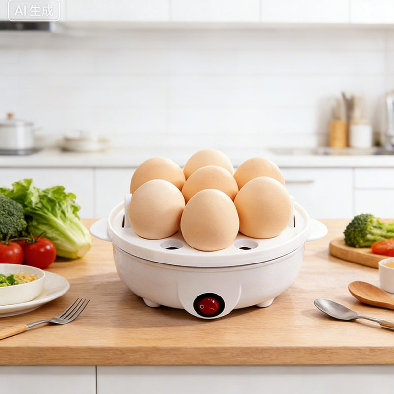 Rapid Electric Egg Cooker & Multi-Purpose Food Steamer
