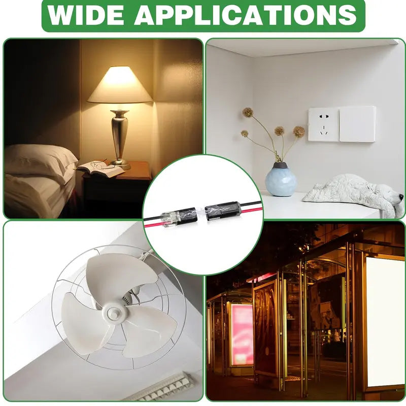 LED Strip Connector Plug with Locking Buckle