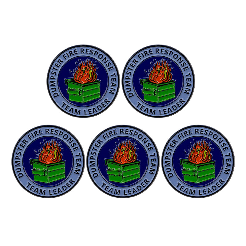 Dustbin Quotes Brooch