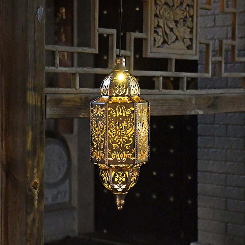 Solar Vintage Garden Decor Waterproof LED Lamp with Unique Design