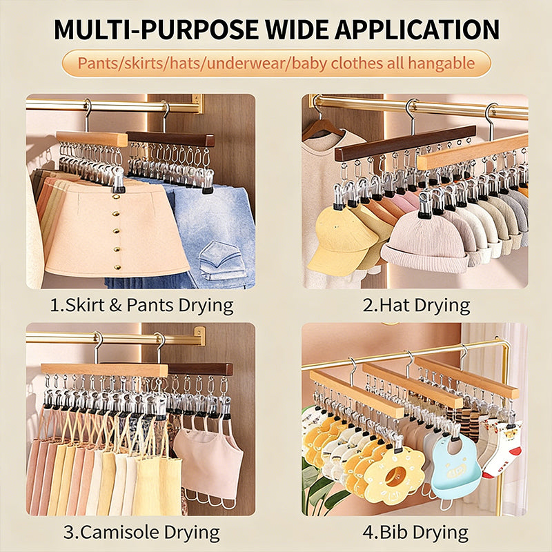Laundry Multi-Clip Hanger