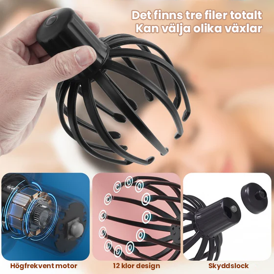 Head Massager för bläckfisk